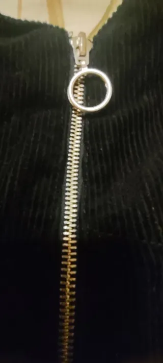 Vestito velluto nero Piazza Italia M