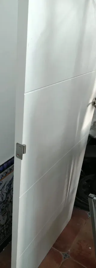 Puerta interior blanca