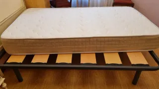 2 colchones y 2 somiers