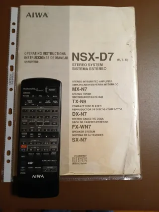 Amplificador y Sintonizador Aiwa NSX-D7