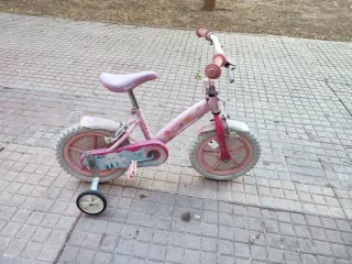 Bicicleta infantil rosa