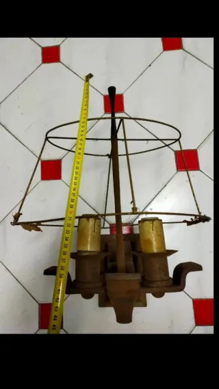 Aplique de pared de hierro