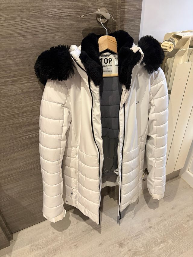 Cazadora Decathlon Ski chicaBlanca Negra
