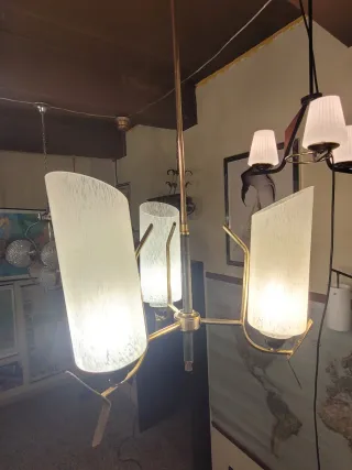 Lampada sospensione in stile Stinovo anni '50