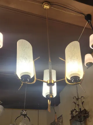 Lampada sospensione in stile Stinovo anni '50