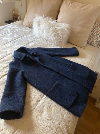 Abrigo Massimo Dutti azul