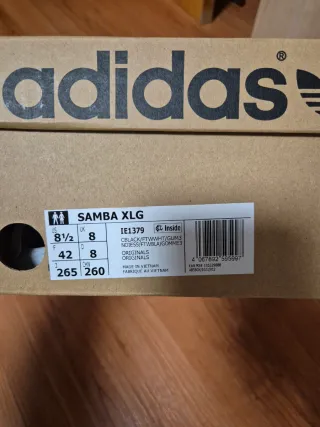 Adidas Samba XLG Zapatillas Negras