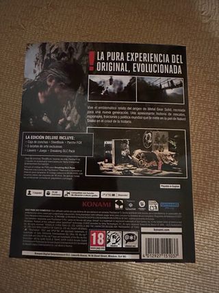 Metal Gear Solid snake eater Edición Deluxe PS5