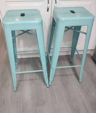 2 Sgabelli alti Sklum Turchese