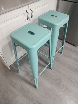 2 Sgabelli alti Sklum Turchese