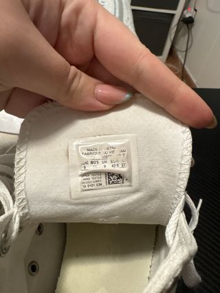 Converse All Star Blancas Talla 42,5