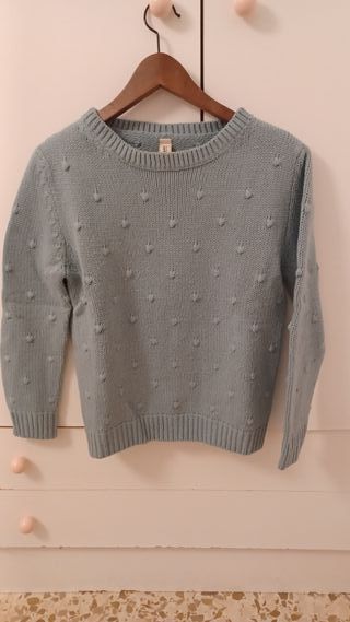 Jersey azul con puntos PullandBear