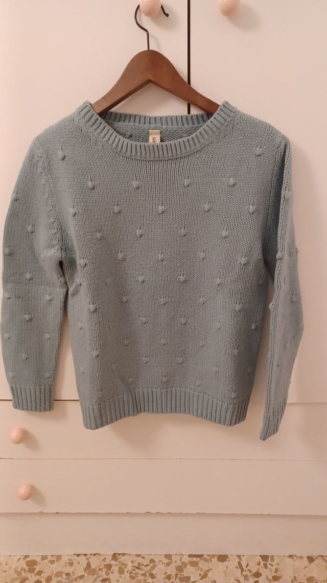 Jersey azul con puntos PullandBear