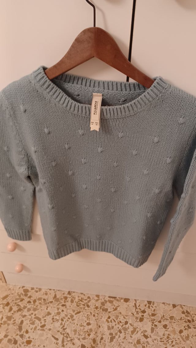 Jersey azul con puntos PullandBear