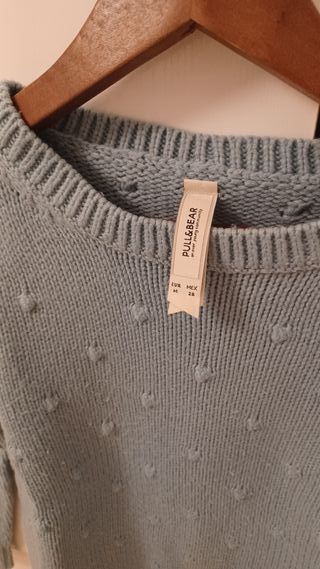 Jersey azul con puntos PullandBear