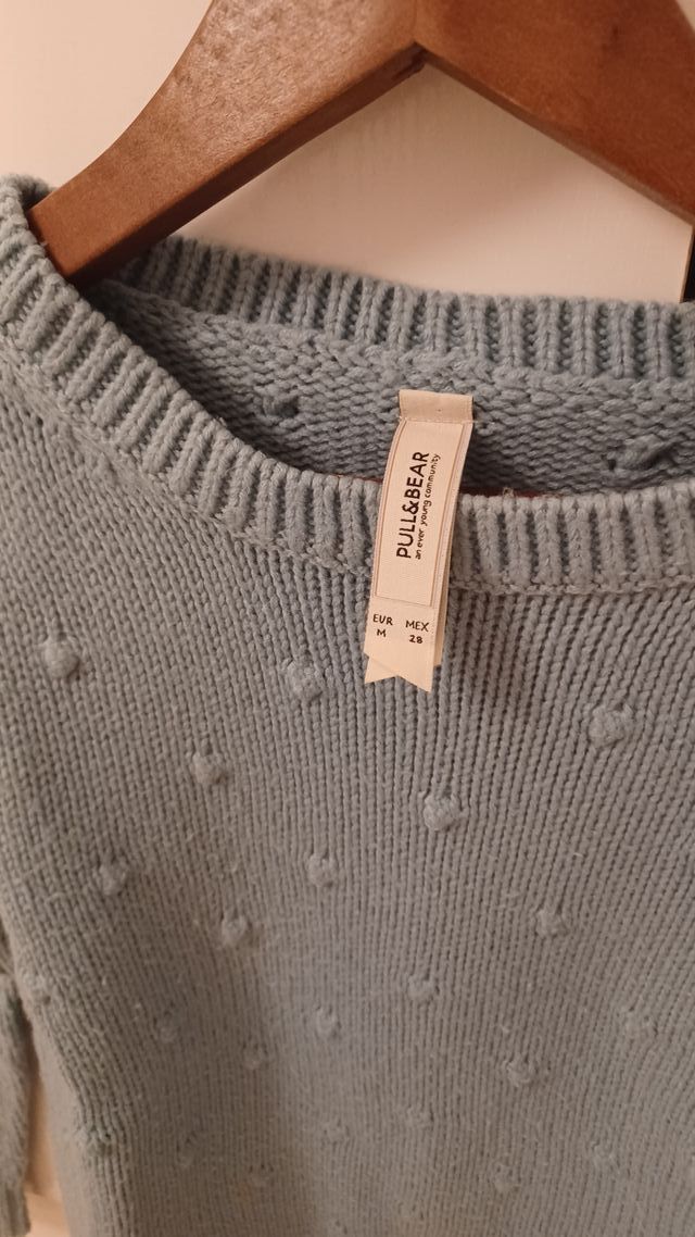 Jersey azul con puntos PullandBear