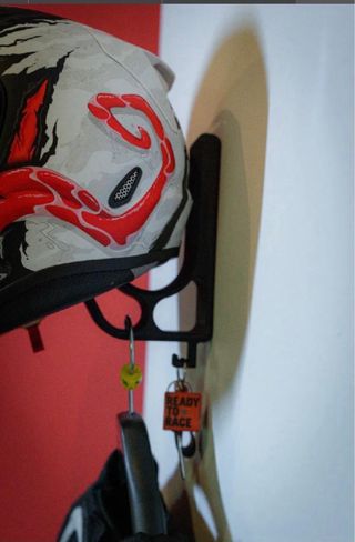 Soporte Pared Casco Moto