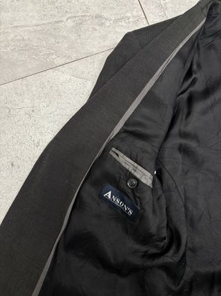 Americana gris hombre