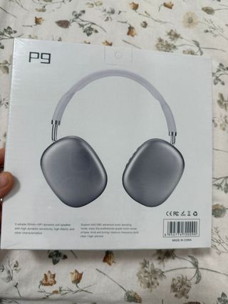Cuffie Bluetooth Wireless P9 Grigio/Argento