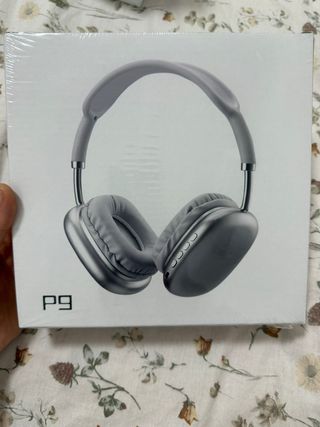 Cuffie Bluetooth Wireless P9 Grigio/Argento