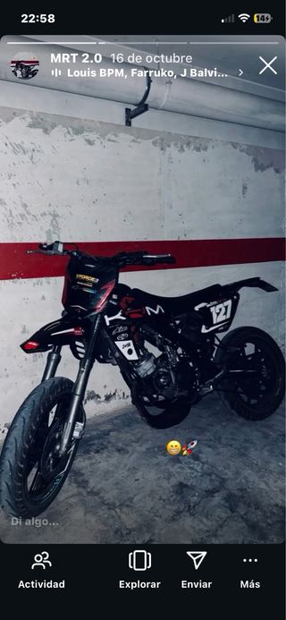 Rieju 49cc con motor preparado