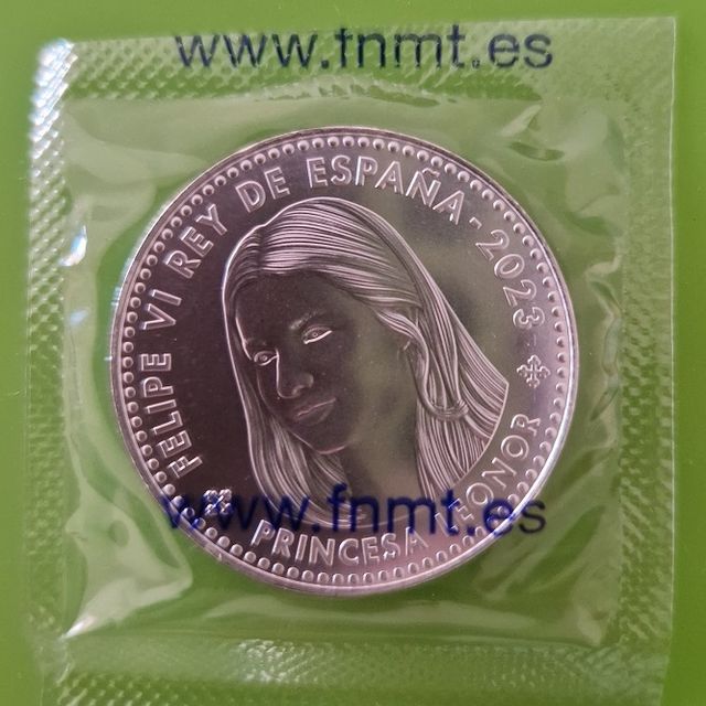 2 Monete 40€ Principessa Leonor 2023 Precintate