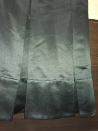 Vestido fiesta negro brillo