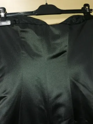 Vestido fiesta negro brillo