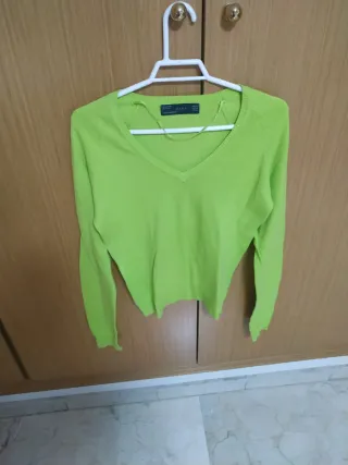 Jersey Zara Verde Talla XS