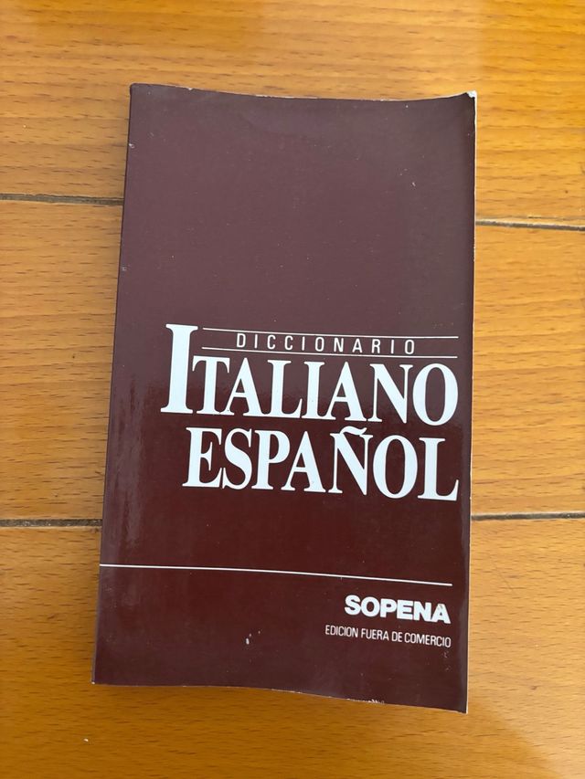 diccionario italiano español