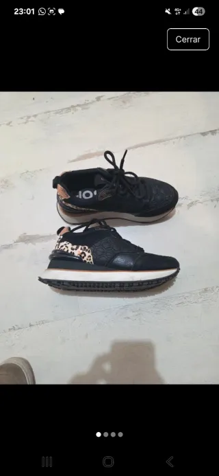 Zapatillas Gioseppo negras y multicolor talla 38