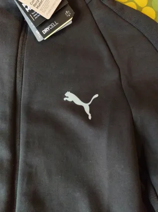 Chaqueta Puma Negra con Capucha
