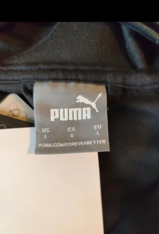 Chaqueta Puma Negra con Capucha
