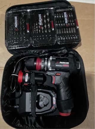 Set Taladro Atornillador Parkside performance 12v
