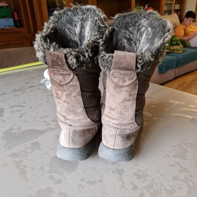 Stivali Skechers Taglia 40 Marroni/Grigi