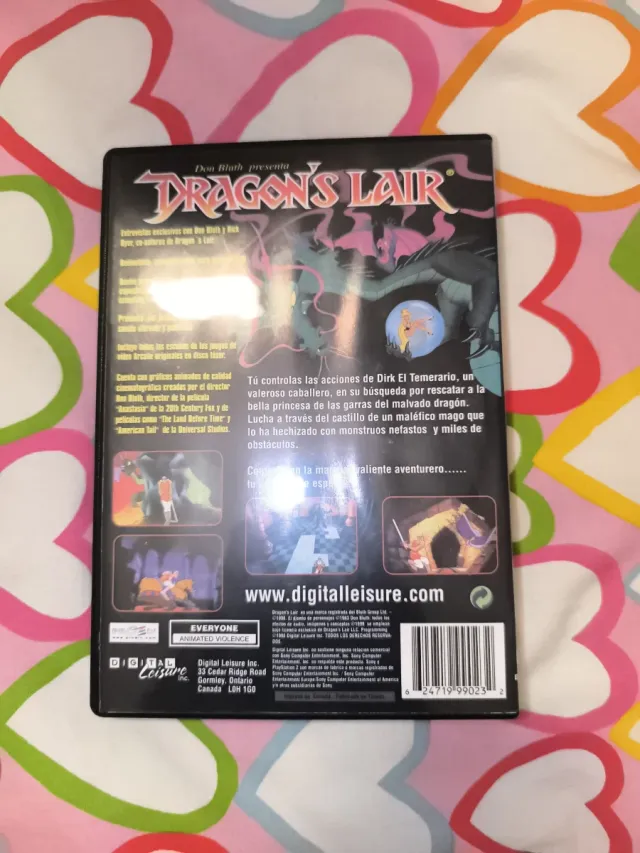 Dragon's Lair DVD para PlayStation 2