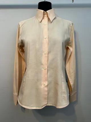 Camisa Barbour Algodón Amarilla