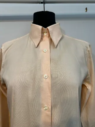 Camisa Barbour Algodón Amarilla