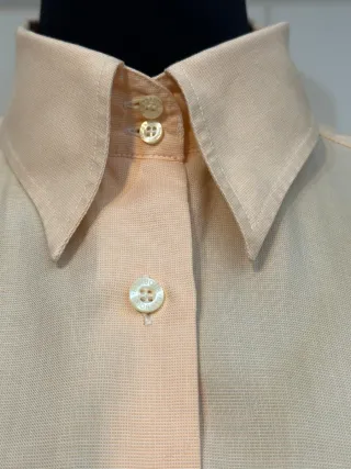 Camisa Barbour Algodón Amarilla