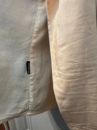 Camisa Barbour Algodón Amarilla