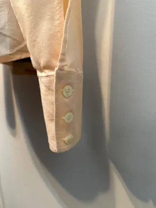 Camisa Barbour Algodón Amarilla