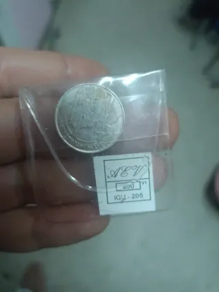 Moneda de plata de león
