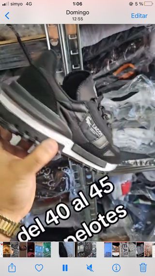 Zapatillas Lacoste Talla 41 Rosa y Azul