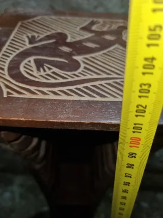 Porta CD in legno etnico