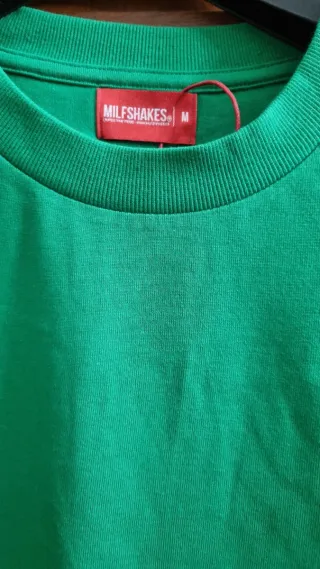 Camiseta MILFSHAKES verde talla M