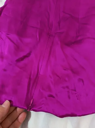 Elegante vestido morado talla M