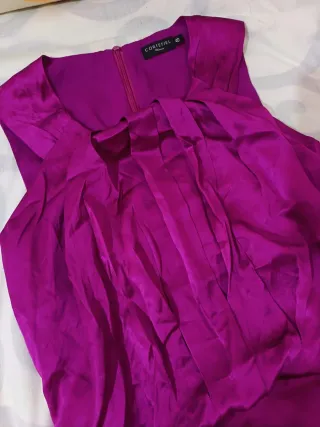 Elegante vestido morado talla M