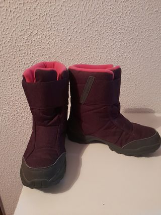 Botas de nieve niña talla 35
