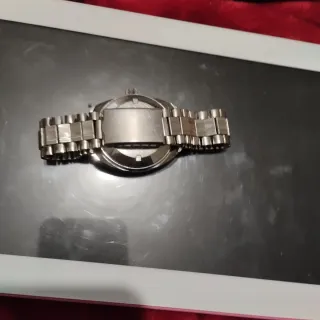 Reloj Sicura Automático Plata Naranja