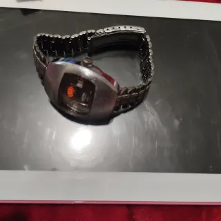 Reloj Sicura Automático Plata Naranja